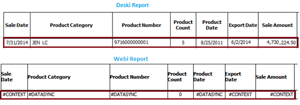 Deski to Webi Conversion issue15