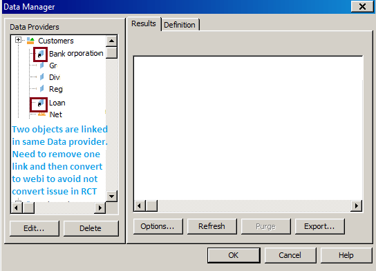 Deski to Webi Not converted