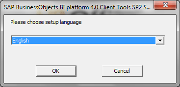 SAP BI 4.0 client tools installation1