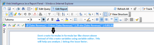 Best Practice of Universe and reprot Development5